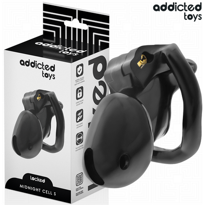ADDICTED TOYS LOCKED- MINDNIGHT CELL PENIS CAGE SIZE S 4.8 CM
