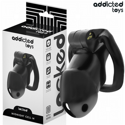 ADDICTED TOYS LOCKED - MINDNIGHT CELL PENIS CAGE 4.2 CM SIZE M