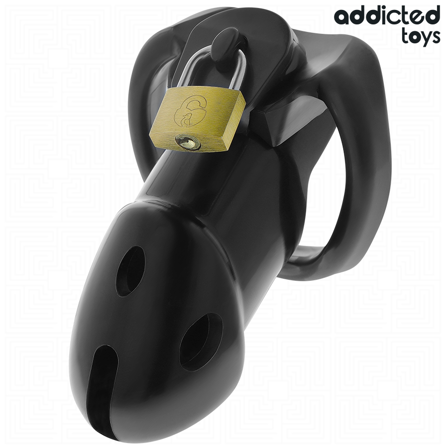 ADDICTED TOYS LOCKED - NON-BREAKING DEN PENIS CAGE 9.8 CM