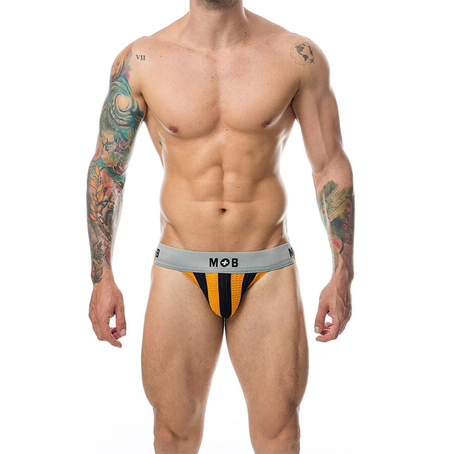 MOB - CLASSIC JOCK STRIPE ARANCIONE TAGLIA L