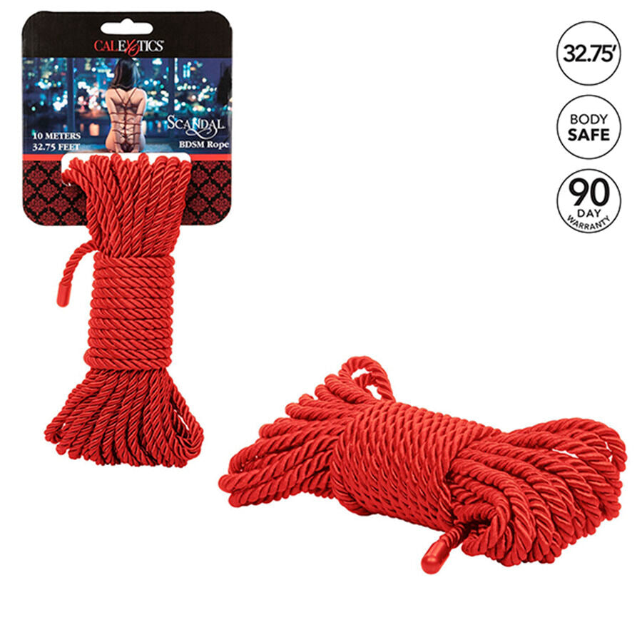 CALEXOTICS - SCANDAL RED ROPE BDSM 10 M