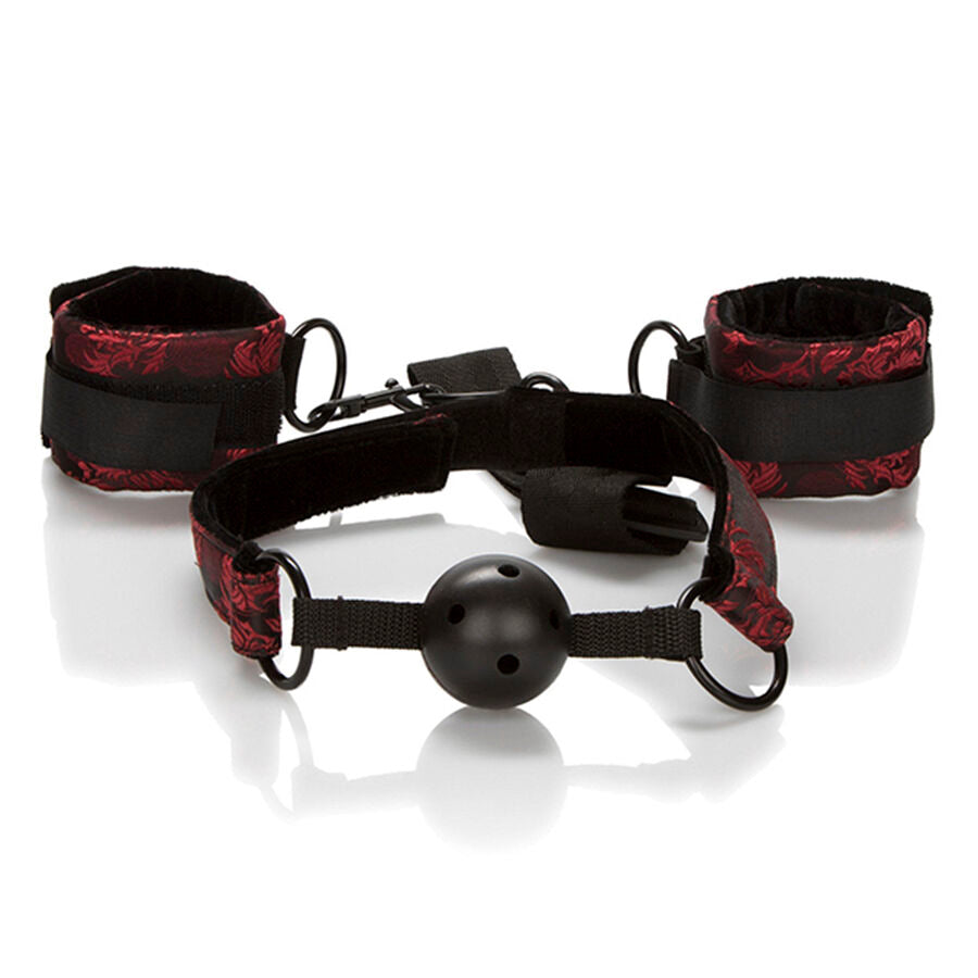CALEXOTICS - SCANDAL BALL GAG WITH HANDCUFFS
