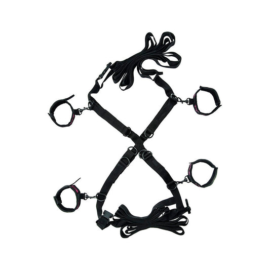 CALEXOTICS - SCANDAL CROSSED BED TIE SET