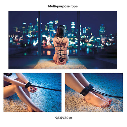 CALEXOTICS - SCANDAL BLACK ROPE BDSM 30 M