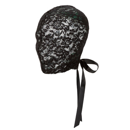 CALEXOTICS - SCANDAL BLACK LACE BALACLAVA WITH BOW