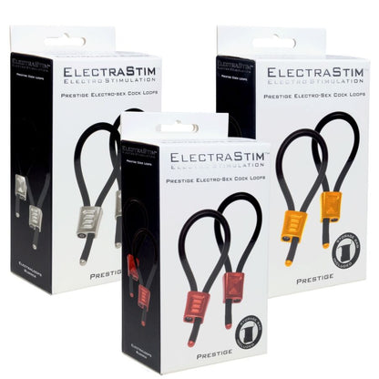 ELECTRASTIM - PRESTIGE ELECTRA LOOPS ADJUSTABLE RED COCK RINGS