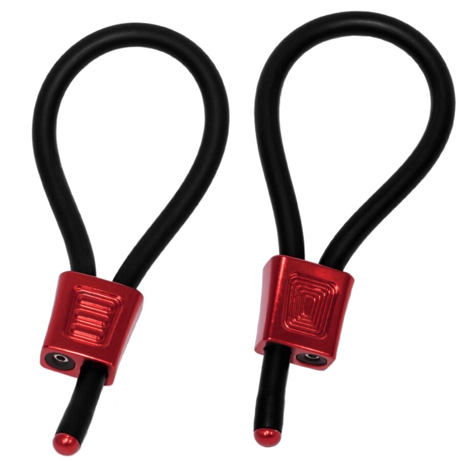 ELECTRASTIM - PRESTIGE ELECTRA LOOPS ADJUSTABLE RED COCK RINGS