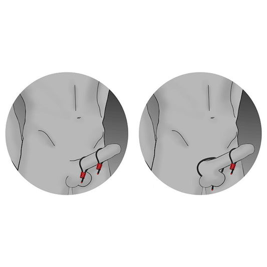 ELECTRASTIM - PRESTIGE ELECTRA LOOPS BLACK ADJUSTABLE COCK RINGS