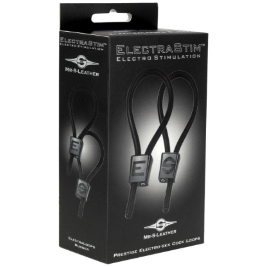 ELECTRASTIM - PRESTIGE ELECTRA LOOPS BLACK ADJUSTABLE COCK RINGS