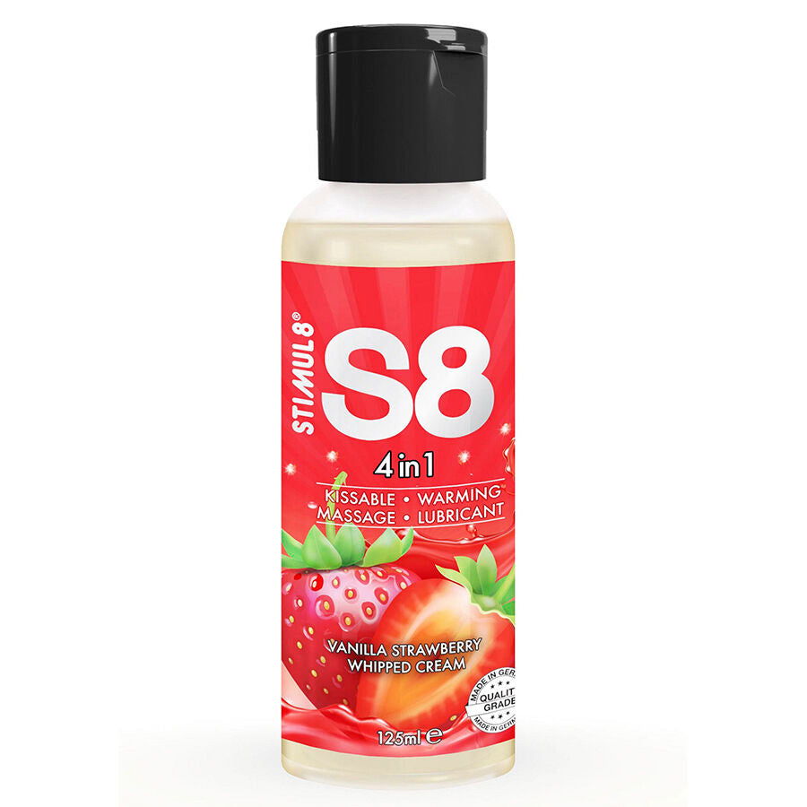 STIMUL8 - S8 4-IN-1 LUBRICANT WITH STRAWBERRY DESSERT 125 ML