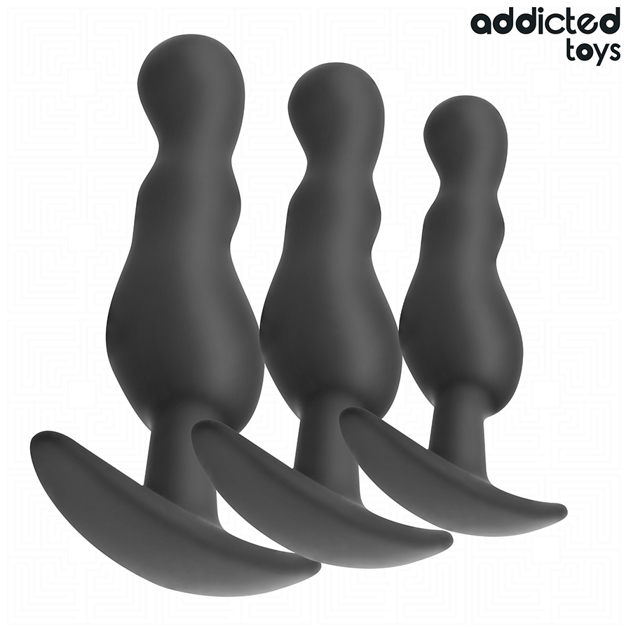 ADDICTED TOYS - SET OF 3 BUTT PLUGS MODEL 1
