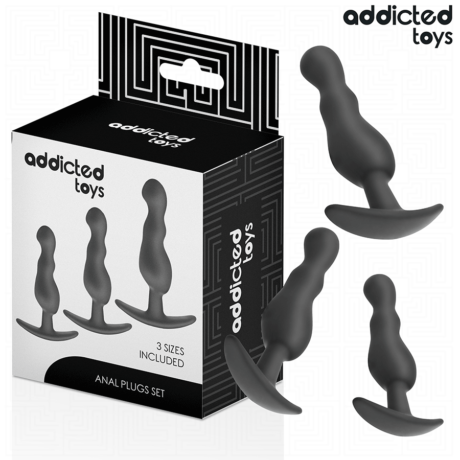 ADDICTED TOYS - SET OF 3 BUTT PLUGS MODEL 1