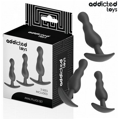 ADDICTED TOYS - SET OF 3 BUTT PLUGS MODEL 1