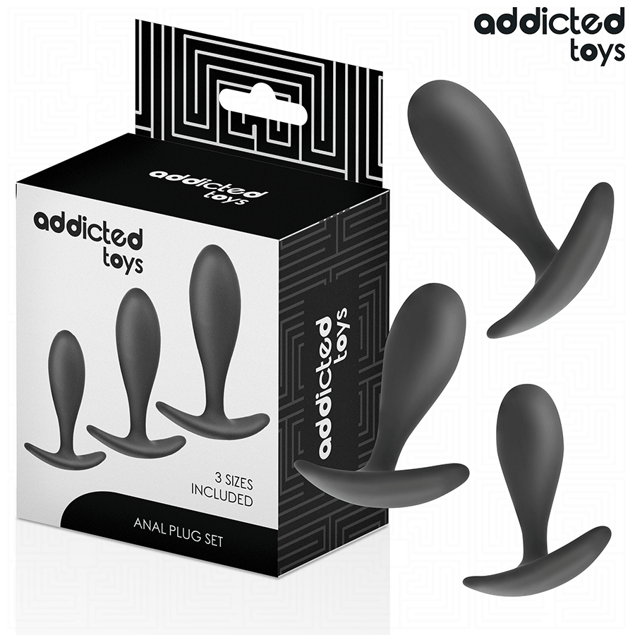 ADDICTED TOYS - SET OF 3 BUTT PLUGS MODEL 2