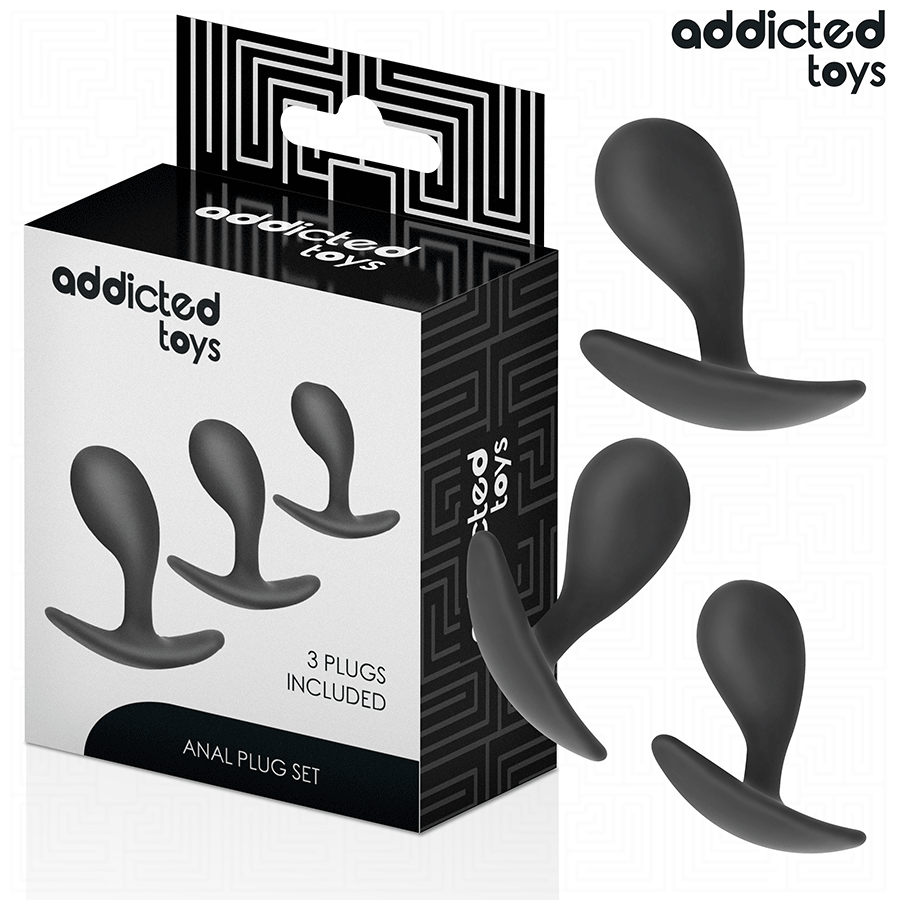 ADDICTED TOYS - SET OF 3 MODEL 3 ANAL PLUGS
