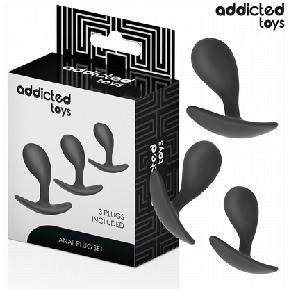 ADDICTED TOYS - SET OF 3 MODEL 3 ANAL PLUGS