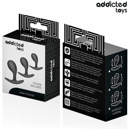 ADDICTED TOYS - SET OF 3 MODEL 3 ANAL PLUGS