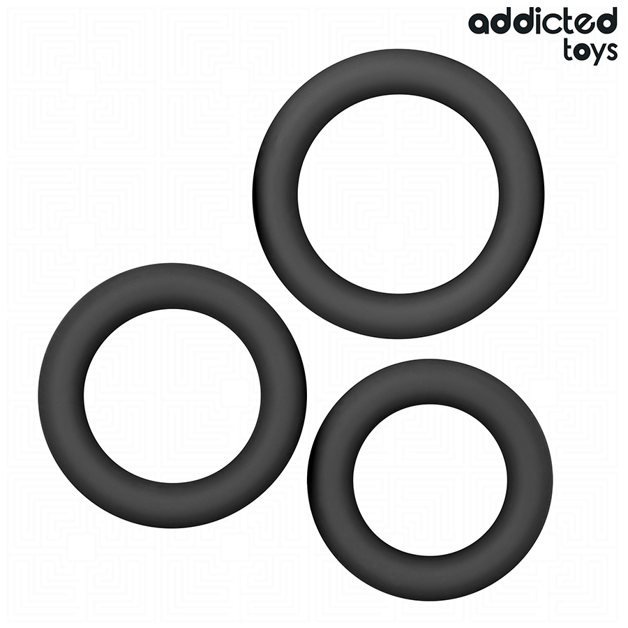 ADDICTED TOYS - SILICONE RING SET MODEL 1