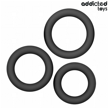 ADDICTED TOYS - SILICONE RING SET MODEL 1