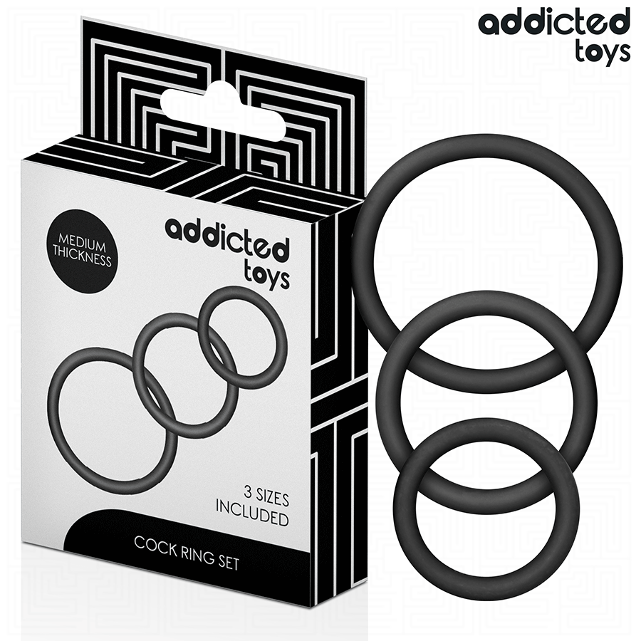 ADDICTED TOYS - SILICONE RING SET MODEL 2