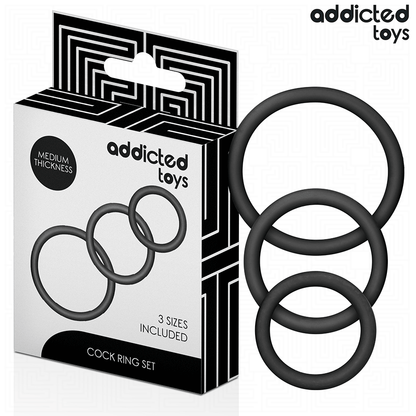 ADDICTED TOYS - SILICONE RING SET MODEL 2