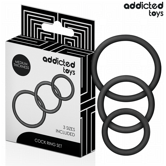 ADDICTED TOYS - SILICONE RING SET MODEL 2