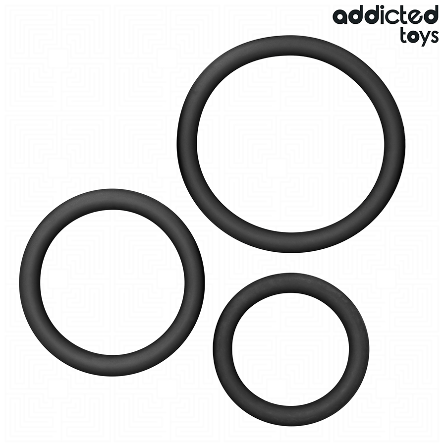 ADDICTED TOYS - SILICONE RING SET MODEL 2