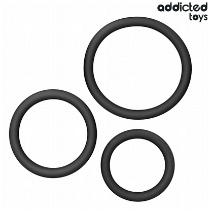 ADDICTED TOYS - SILICONE RING SET MODEL 2