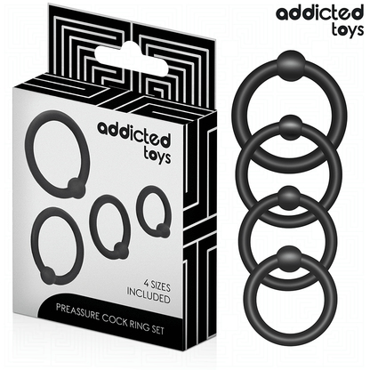 ADDICTED TOYS - SILICONE PRESSURE RING SET