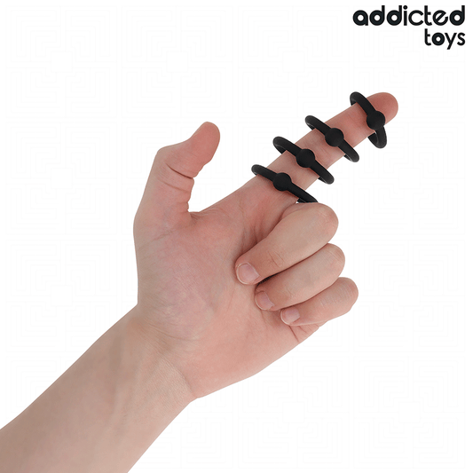 ADDICTED TOYS - SILICONE PRESSURE RING SET