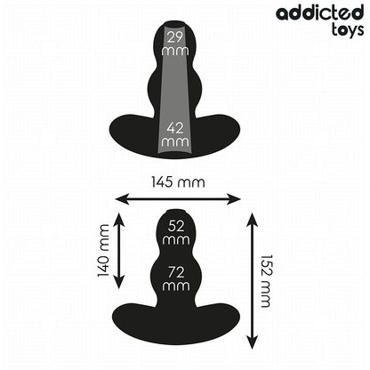 ADDICTED TOYS - HOLLOW BUTT PLUG SIZE XXL 15.2 CM