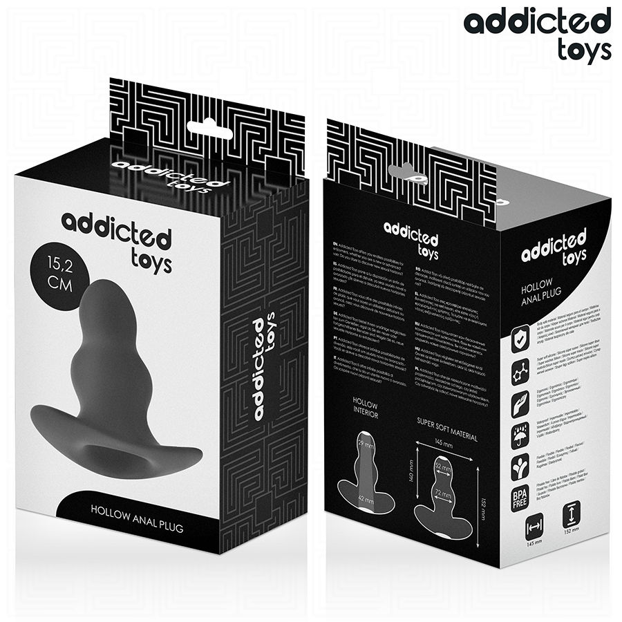 ADDICTED TOYS - HOLLOW BUTT PLUG SIZE XXL 15.2 CM