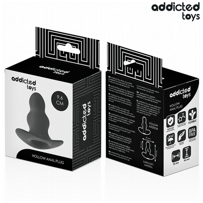 ADDICTED TOYS - HOLLOW ANAL PLUG SIZE M 9.6 CM