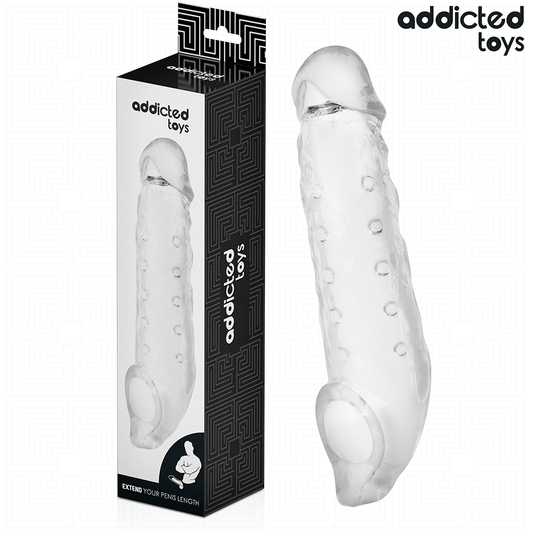 ADDICTED TOYS - ESTENSIONE PENE TRASPARENTE TAGLIA S 23 CM