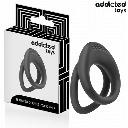 ADDICTED TOYS - ANELLO PER PENE A DOPPIA TEXTURE