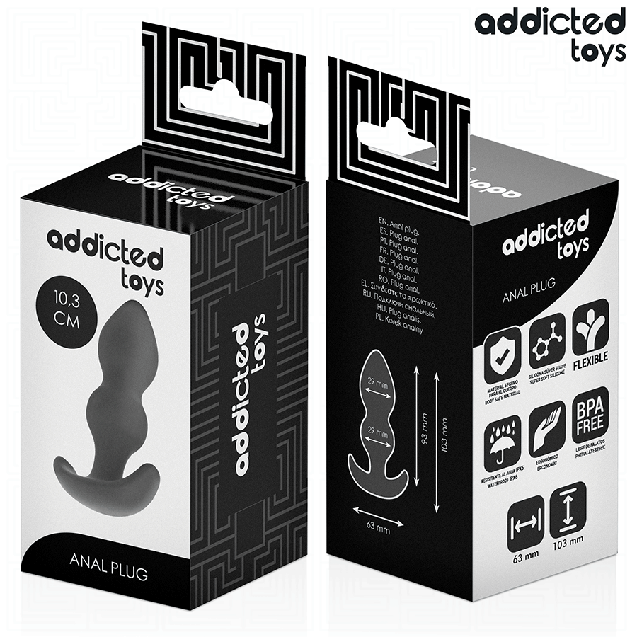 ADDICTED TOYS - BUTT PLUG SIZE S 10.3 CM