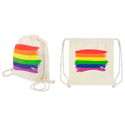 PRIDE - LGBT FLAG COTTON BACKPACK
