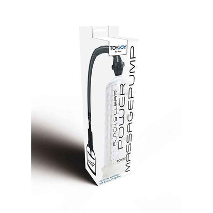 TOYJOY - POMPA PER MASSAGGI POTENTE CON MANICOTTO TRASPARENTE