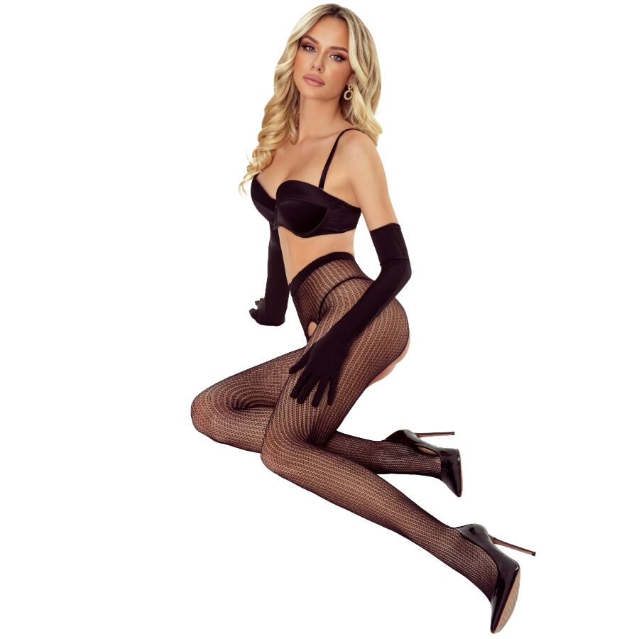PASSION - TIOPEN 038 3/4 BLACK TIGHTS