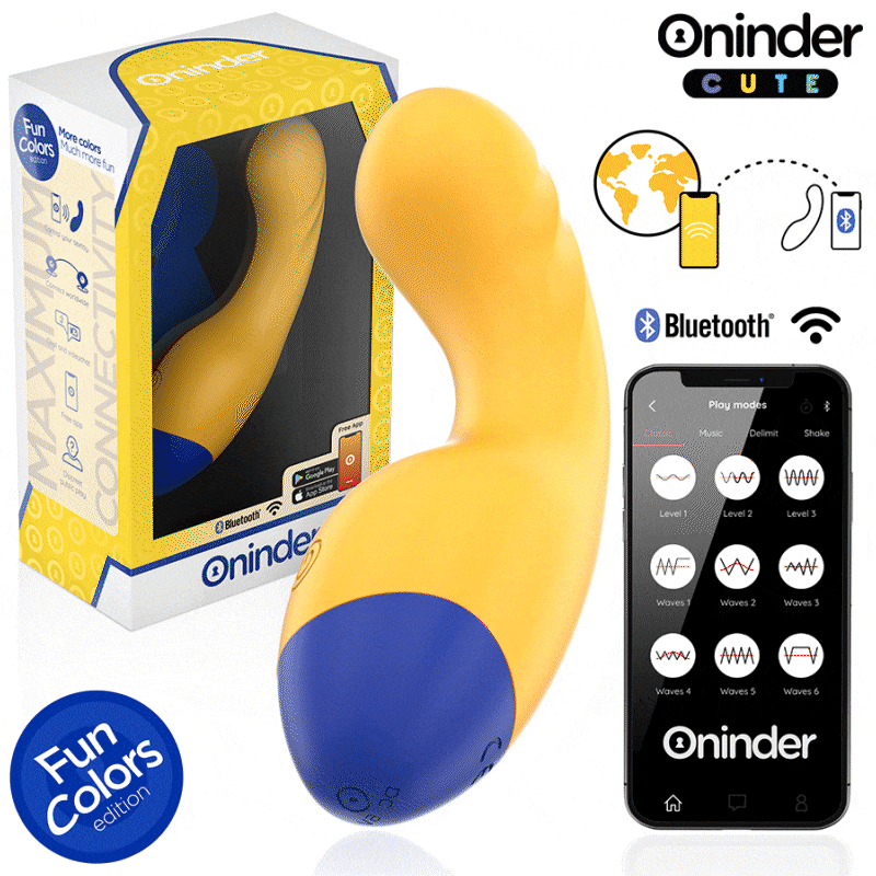 ONINDER CUTE - LOVE BUDDY MASTER G-SPOT VIBRATOR - FREE APP WORLDWIDE