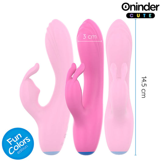 ONINDER CUTE - LOVE BUNNY VIBRATOR FOR G-SPOTS &amp; CLITORIS - FREE APP WORLDWIDE