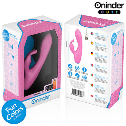 ONINDER CUTE - LOVE BUNNY VIBRATOR FOR G-SPOTS &amp; CLITORIS - FREE APP WORLDWIDE