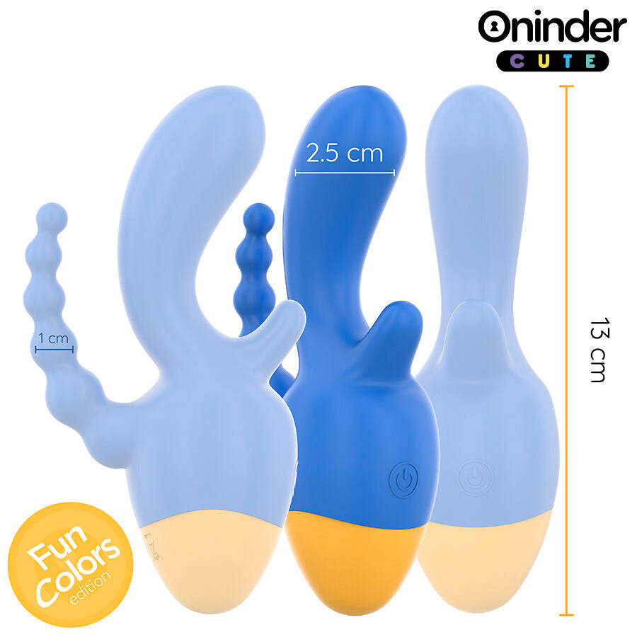 ONINDER CUTE - LOVE 3 SOME TRIPLE VIBRATOR - FREE APP WORLDWIDE