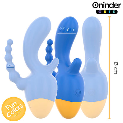 ONINDER CUTE - LOVE 3 SOME TRIPLE VIBRATOR - FREE APP WORLDWIDE