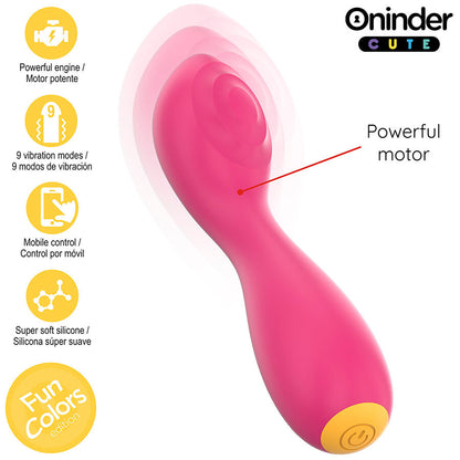 ONINDER CUTE - LOVE BUDDY MASTER G-SPOT VIBRATOR - FREE APP WORLDWIDE