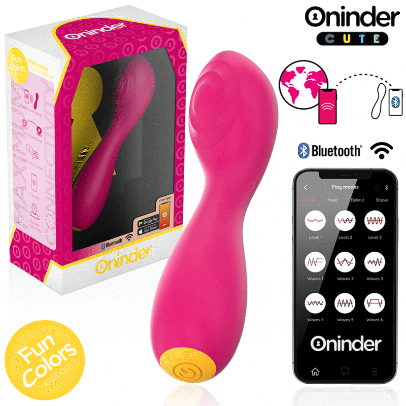 ONINDER CUTE - LOVE BUDDY MASTER G-SPOT VIBRATOR - FREE APP WORLDWIDE