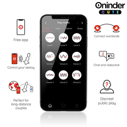 ONINDER CUTE - LOVE BUTT VIBRATING ANAL DILATOR - FREE APP WORLDWIDE