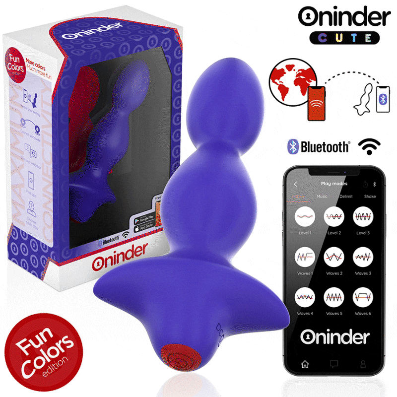 ONINDER CUTE - LOVE BUTT VIBRATING ANAL DILATOR - FREE APP WORLDWIDE
