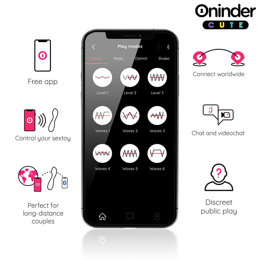 ONINDER CUTE - LOVE BUDDY MASTER G-SPOT VIBRATOR - FREE APP WORLDWIDE