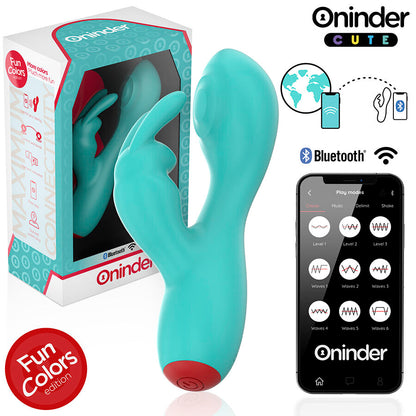 ONINDER CUTE - LOVE BUNNY G-SPOT CLITORAL VIBRATOR - FREE APP WORLDWIDE